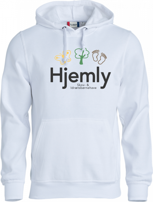Clique - Hjemly S&i Basic Hoodie - White