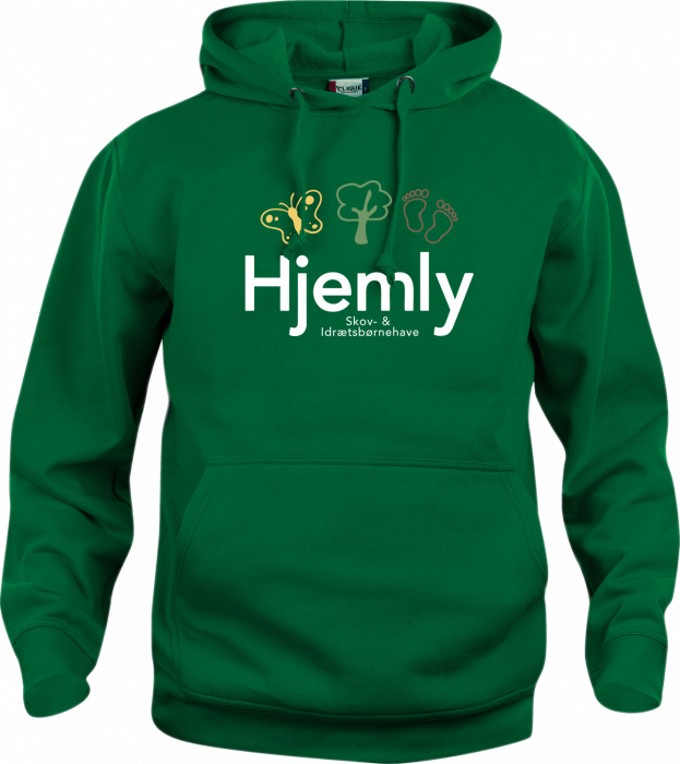 Clique - Hjemly S&i Basic Hoodie - Bottle Green