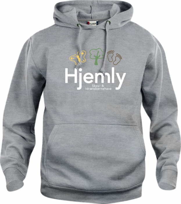 Clique - Hjemly S&i Basic Hoodie - Grey melange