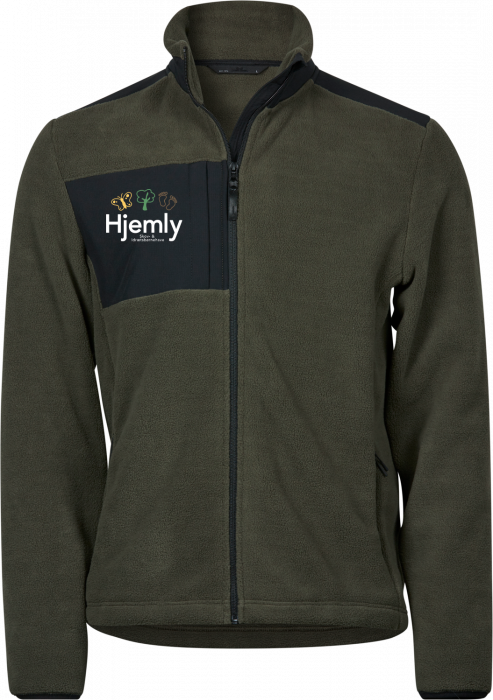 Tee Jays - Hjemly S&i Fleece Jacket - Deep Green & nero